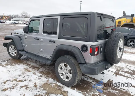 2020 Jeep Wrangler Unlimited Sport S 4X4 from USA, damaged, VIN 1C4HJXDG3LW187929